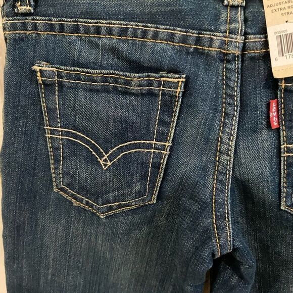 NWT BOYS AUTHENTIC LEVIS 505 REGULAR FIT JEANS SIZE 4 - Picture 4 of 7